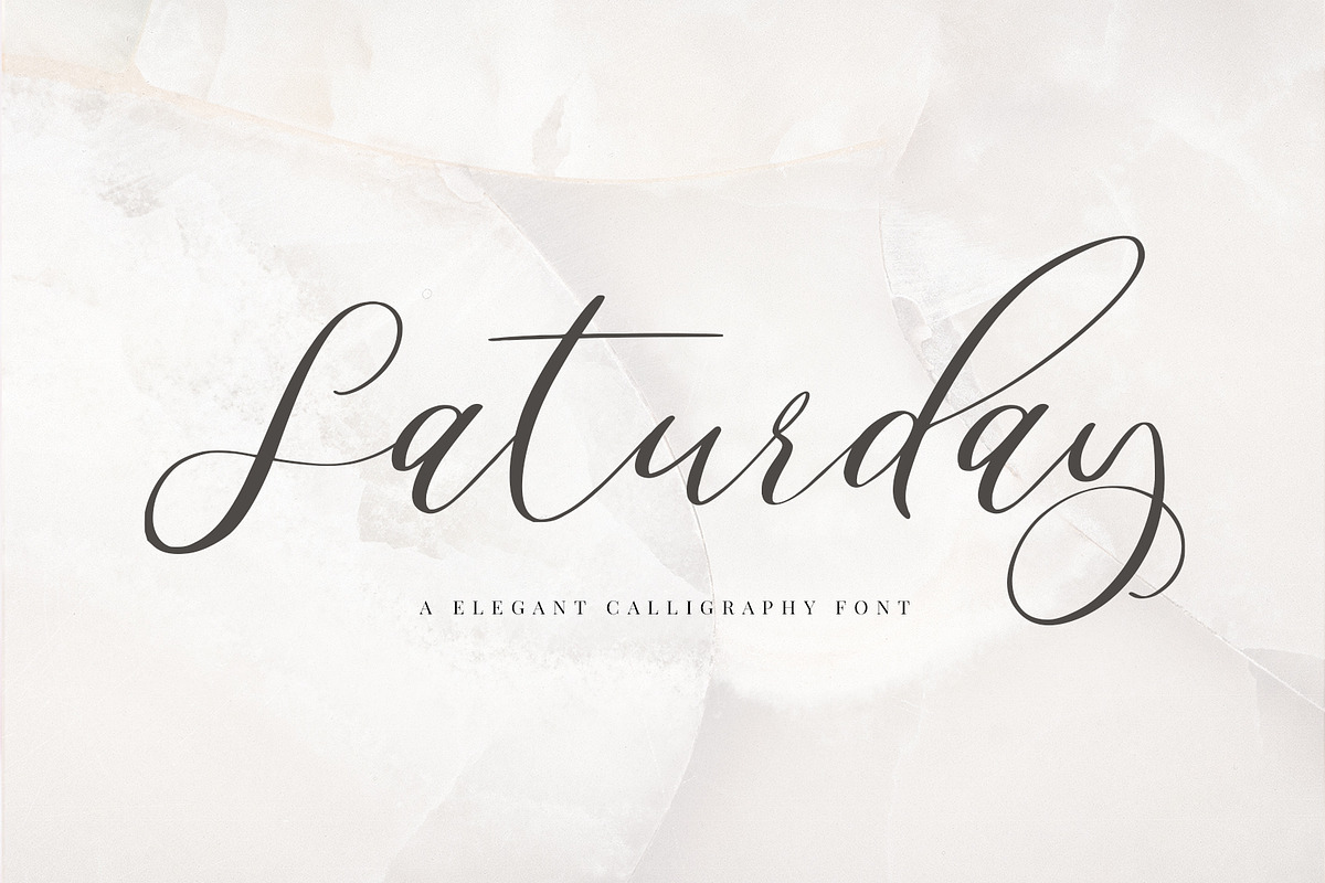 Saturday ( 50% off ) in Script Fonts - product preview 8