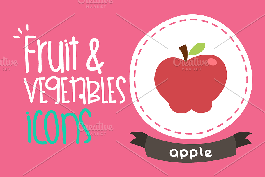Fruits and Vegetables icons