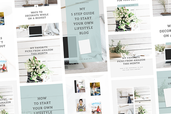 Magnolia Instagram Templates in Instagram Templates - product preview 3
