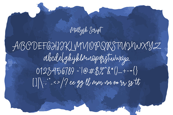 Mollysh Calligraphy Font in Script Fonts - product preview 4
