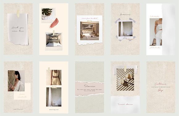 ANIMATED Aesthetic Instagram Set in Instagram Templates - product preview 2