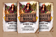 Western Country Music Flyer
