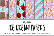 Ice Cream Paper Patterns