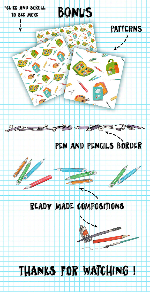 BACK TO SCHOOL ! in Illustrations - product preview 2