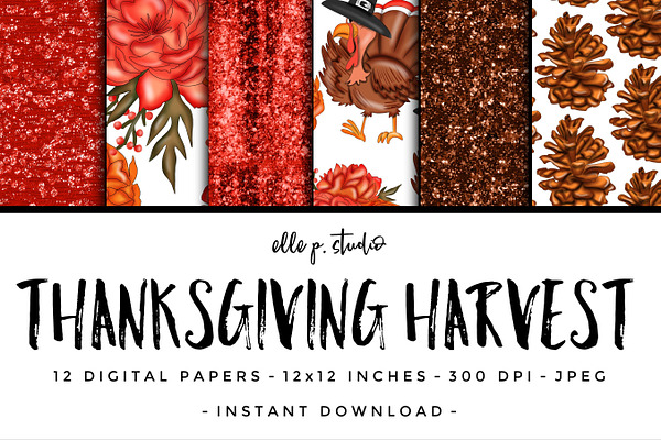 Thanksgiving Harvest Patterns