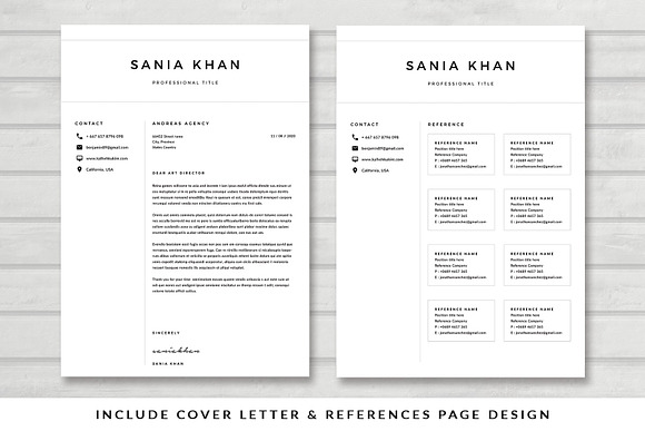 Resume Template/CV in Resume Templates - product preview 2