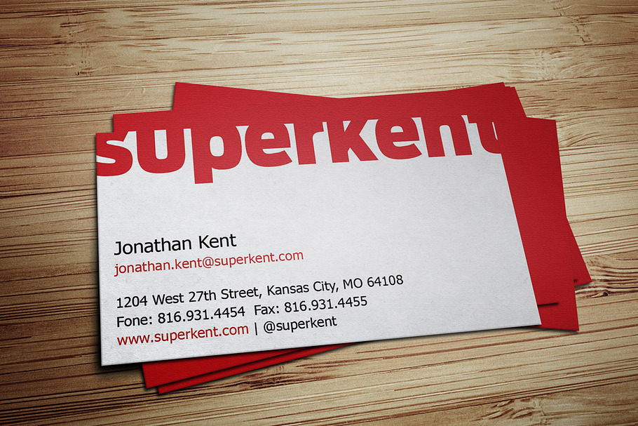 Large Type Business Card in Business Card Templates - product preview 8