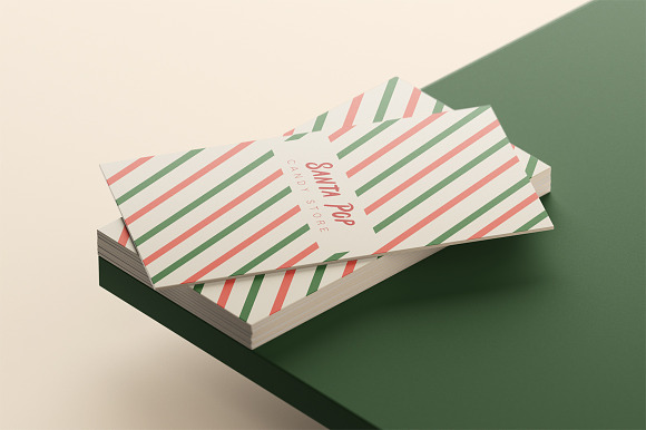 Santa Pop Business Cards in Business Card Templates - product preview 4