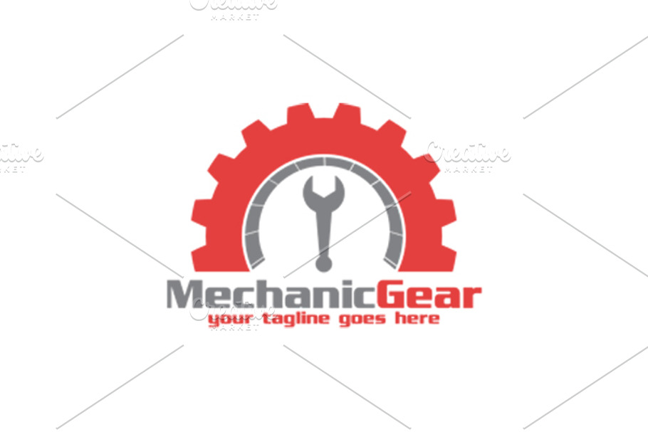 Mechanic Gear Logo Template