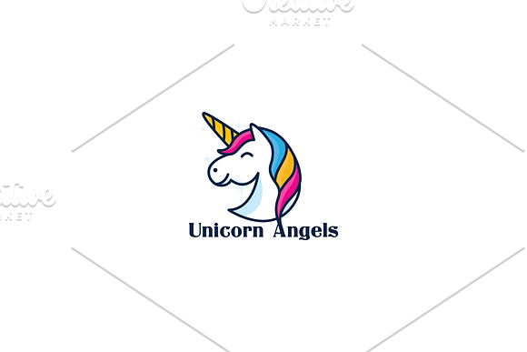 Unicorn Angels in Logo Templates - product preview 1