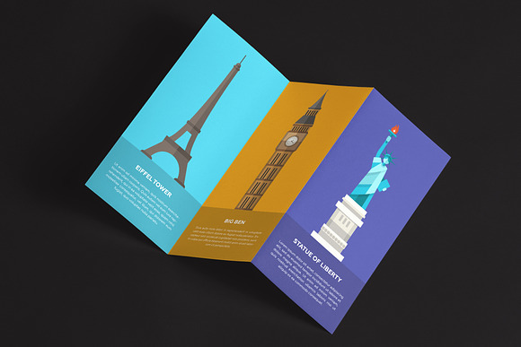 Famous Landmarks Big Box + Postcard in Web Elements - product preview 7