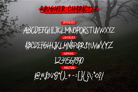 Rougher Brush Font in Blackletter Fonts - product preview 3