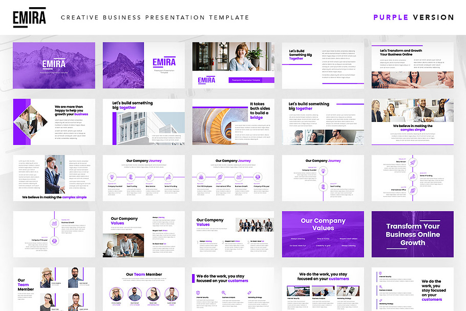 Emira - Creative Business PowerPoint in PowerPoint Templates - product preview 8