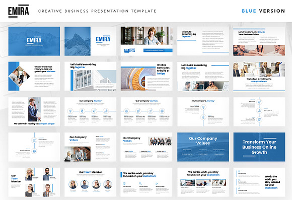 Emira - Creative Business PowerPoint in PowerPoint Templates - product preview 2