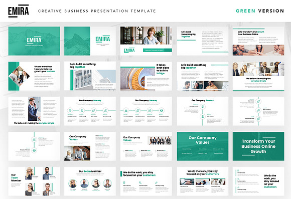 Emira - Creative Business PowerPoint in PowerPoint Templates - product preview 4