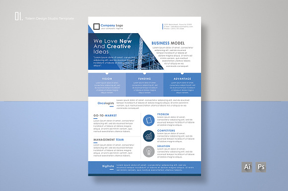 CORPORATE FLYER in Flyer Templates - product preview 1