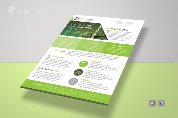 CORPORATE FLYER in Flyer Templates - product preview 2