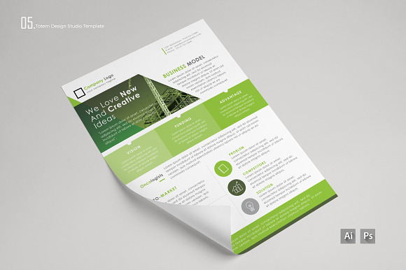 CORPORATE FLYER in Flyer Templates - product preview 5