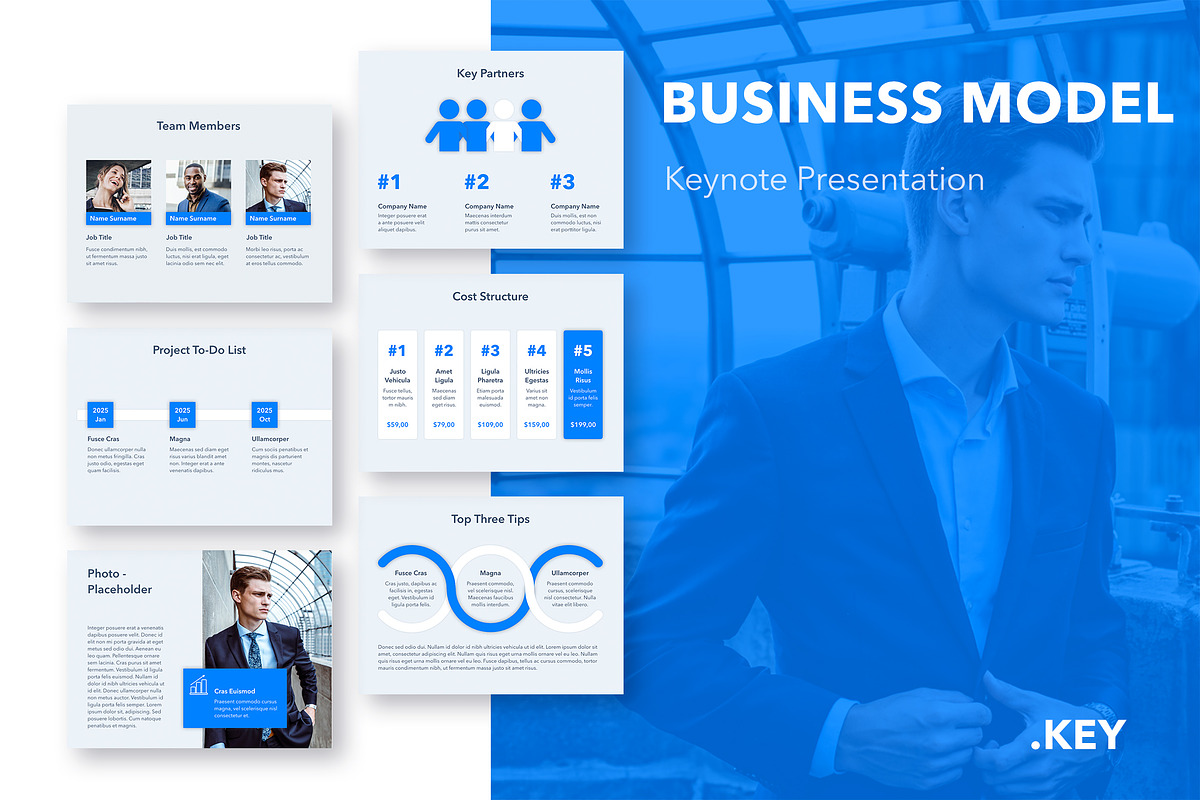 Business Model Keynote Template in Keynote Templates - product preview 8