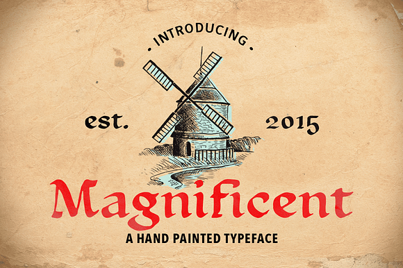 Magnificent in Display Fonts - product preview 1