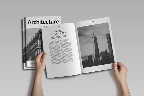 Architecture Magazine in Magazine Templates - product preview 1