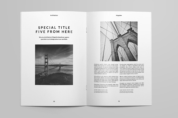Architecture Magazine in Magazine Templates - product preview 4