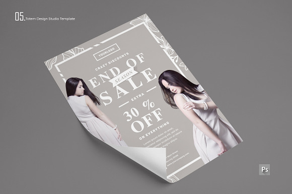 END OF SEASON SALE 1 in Flyer Templates - product preview 5