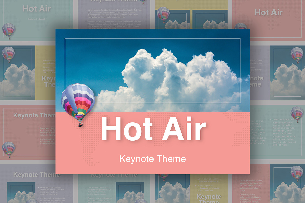 Hot Air Keynote Theme in Keynote Templates - product preview 8