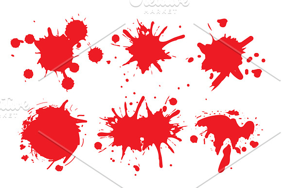 25 Varian Blood Splash,Splatter Drip in Objects - product preview 1