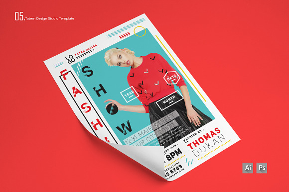 FASHION SHOW FLYER in Flyer Templates - product preview 5