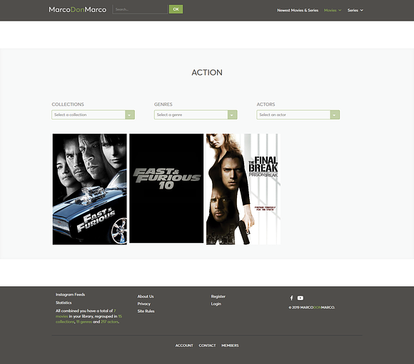 MarcoDonMarco - Site For Movies in WordPress Blog Themes - product preview 1