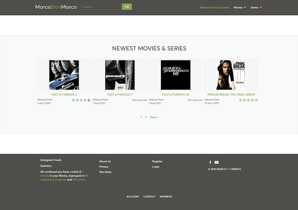 MarcoDonMarco - Site For Movies in WordPress Blog Themes - product preview 2