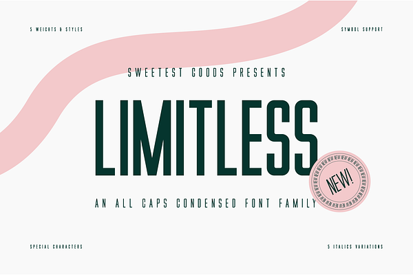 Limitless - Condensed Font Family