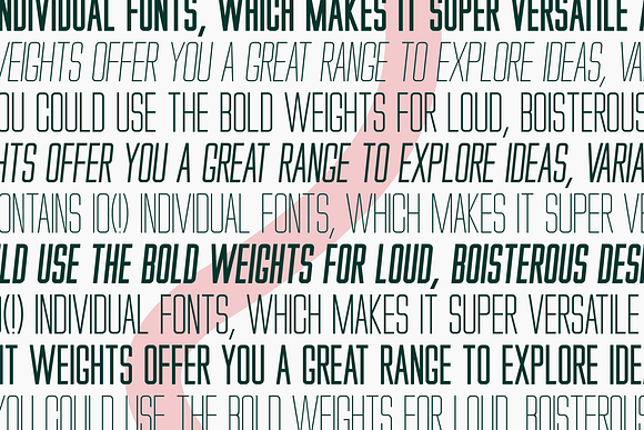 Limitless - Condensed Font Family in Display Fonts - product preview 6