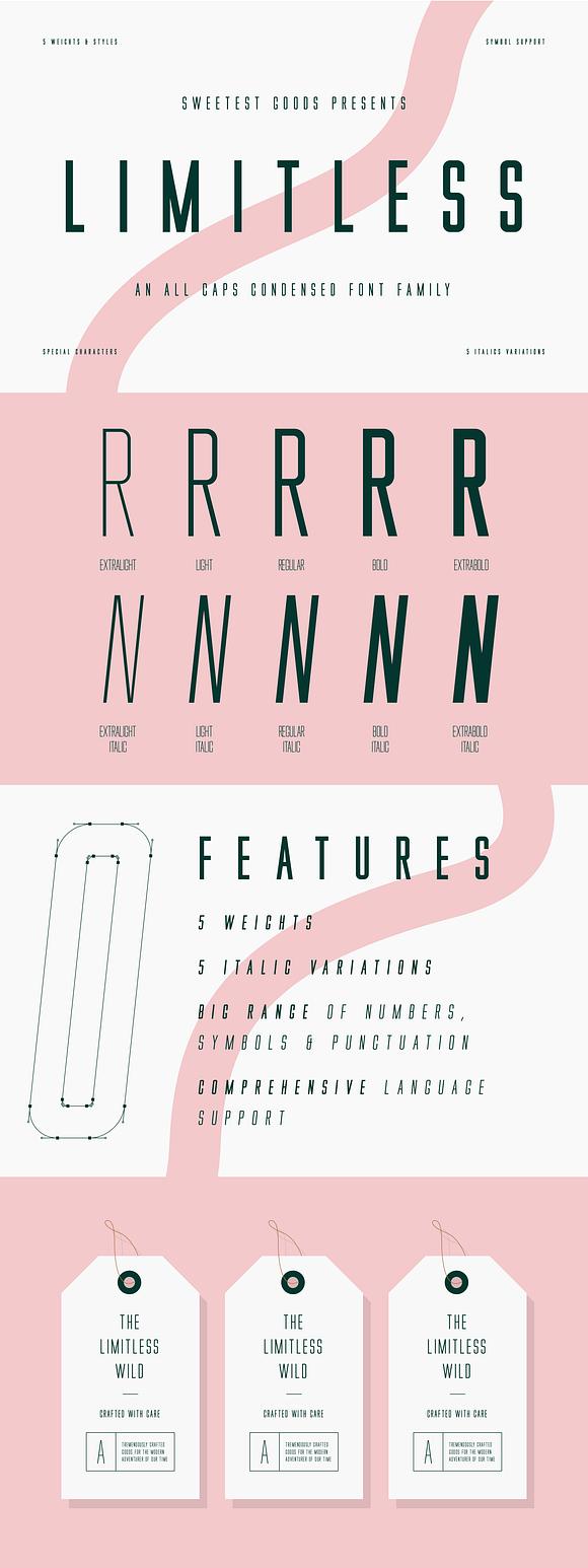 Limitless - Condensed Font Family in Display Fonts - product preview 11