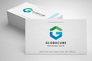 Global Cube Letter G Logo