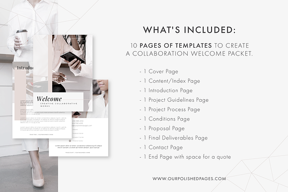 Welcome Packet Canva Template in Magazine Templates - product preview 1