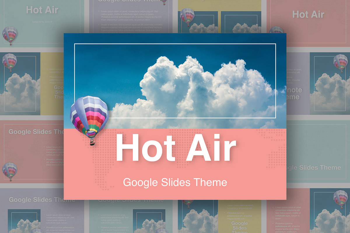 Hot Air Google Slides in Google Slides Templates - product preview 8
