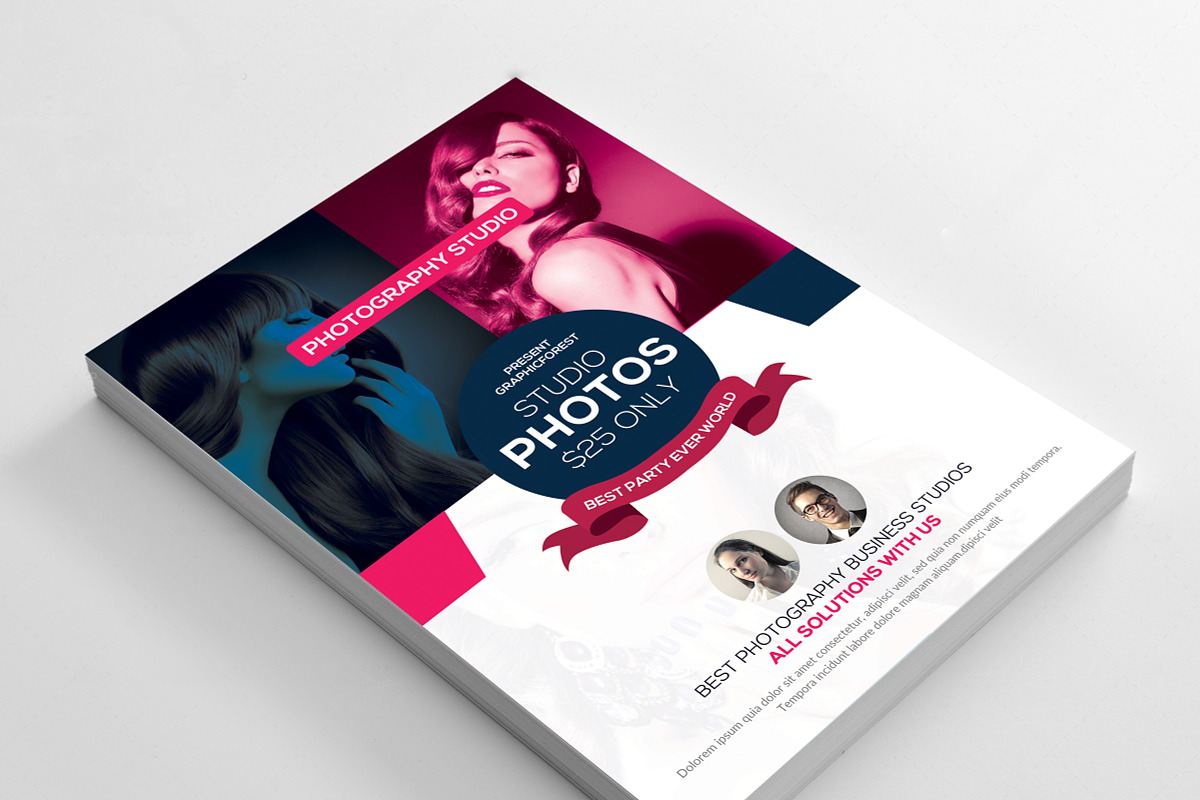 Modern Photography Studio Flyer in Flyer Templates - product preview 8