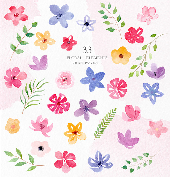 Watercolor Banners Clipart Set in Illustrations - product preview 2