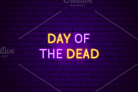Day of the Dead Neon in Icons - product preview 6