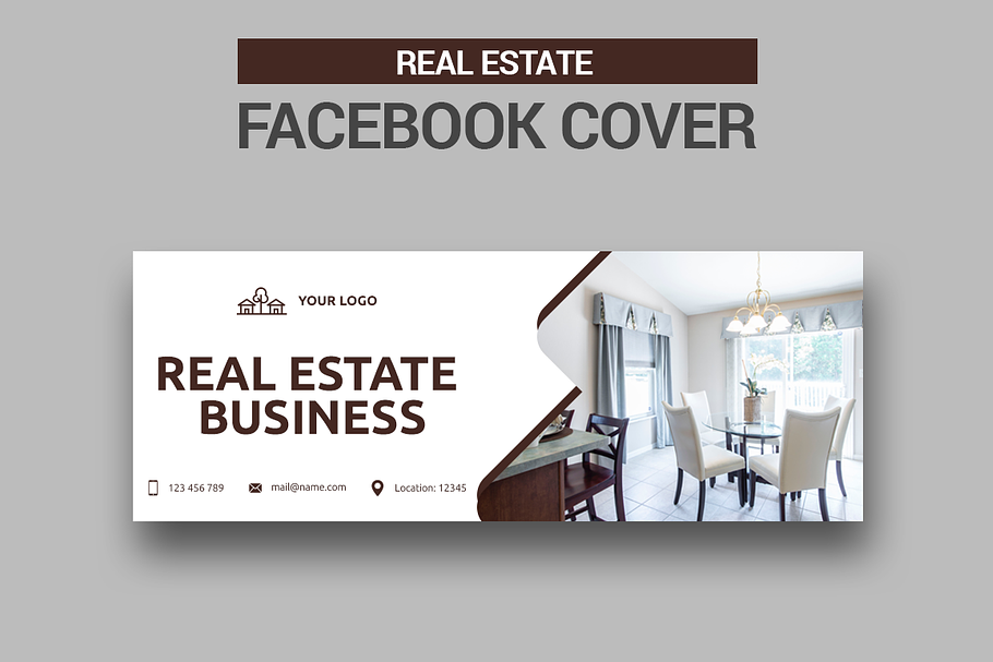 Real Estate -  Facebook Cover in Facebook Templates - product preview 8