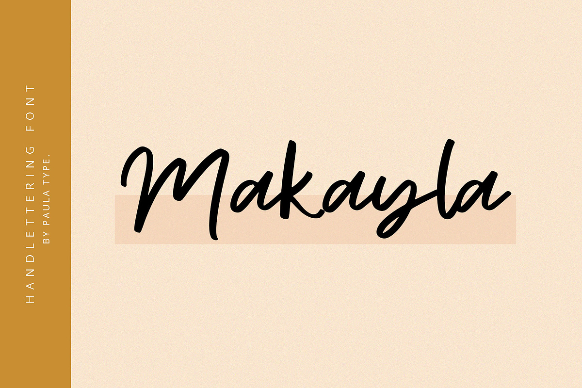 Makayla | Handwritten Font in Script Fonts - product preview 8