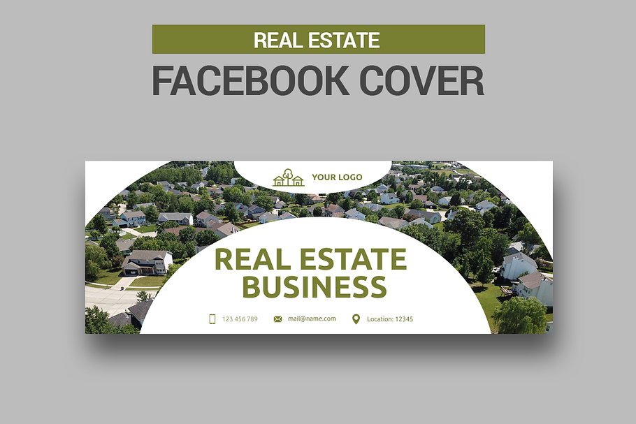 Real Estate -  Facebook Cover in Facebook Templates - product preview 8