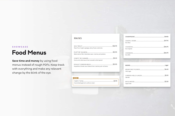 ROSA - Restaurant WordPress Theme in WordPress Business Themes - product preview 2