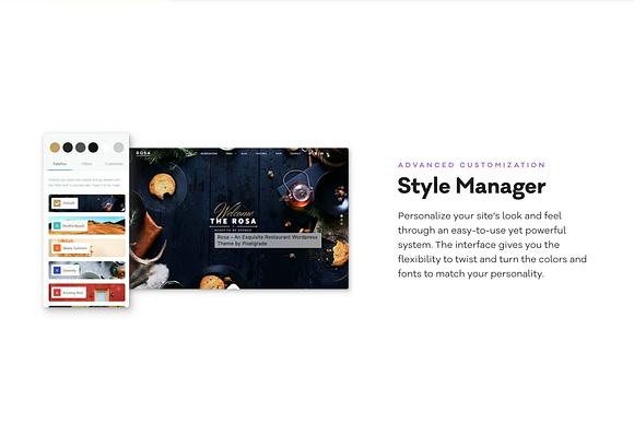 ROSA - Restaurant WordPress Theme in WordPress Business Themes - product preview 3