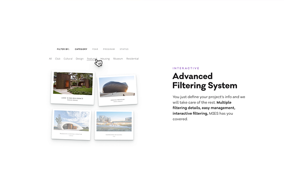 MIES - Architecture WordPress Theme in WordPress Business Themes - product preview 3