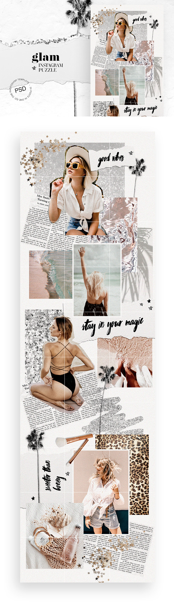 Glam Instagram Puzzle in Instagram Templates - product preview 7