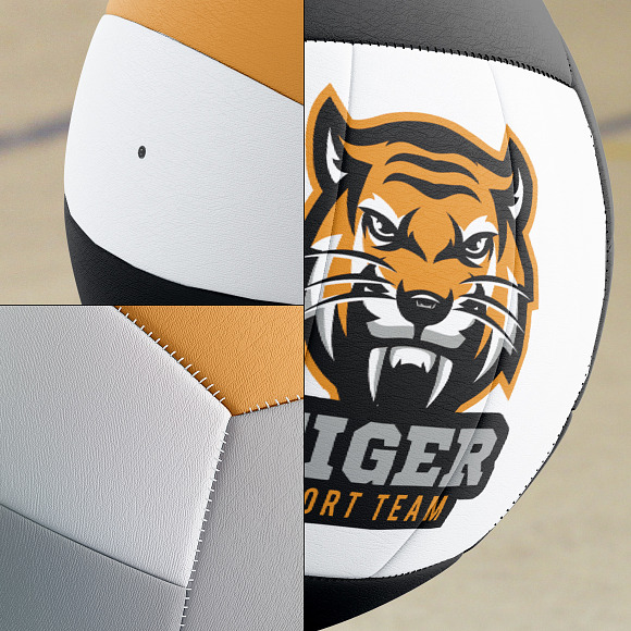 Volleyball Ball Animated Mockup in Product Mockups - product preview 4