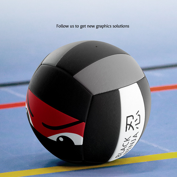 Volleyball Ball Animated Mockup in Product Mockups - product preview 6
